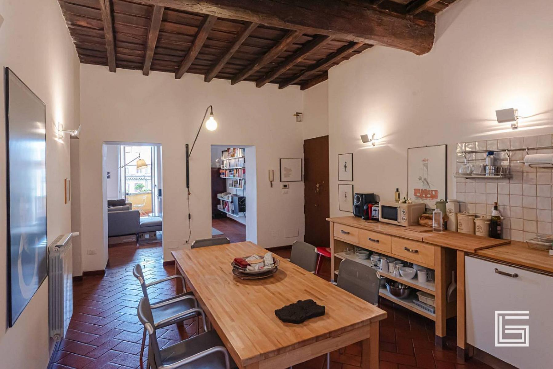 Cucina - Appartamento - Salita Di Sant' Onofrio, Roma Trastevere