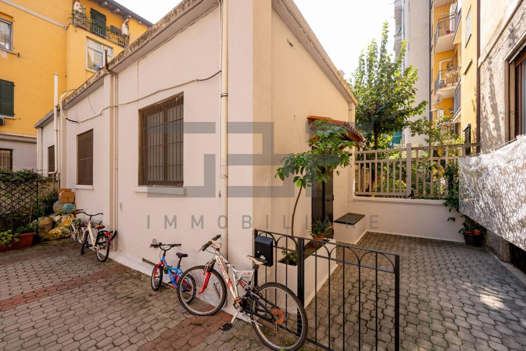 Cortile interno - Loft Arredato - Via Zuretti 8 – Milano