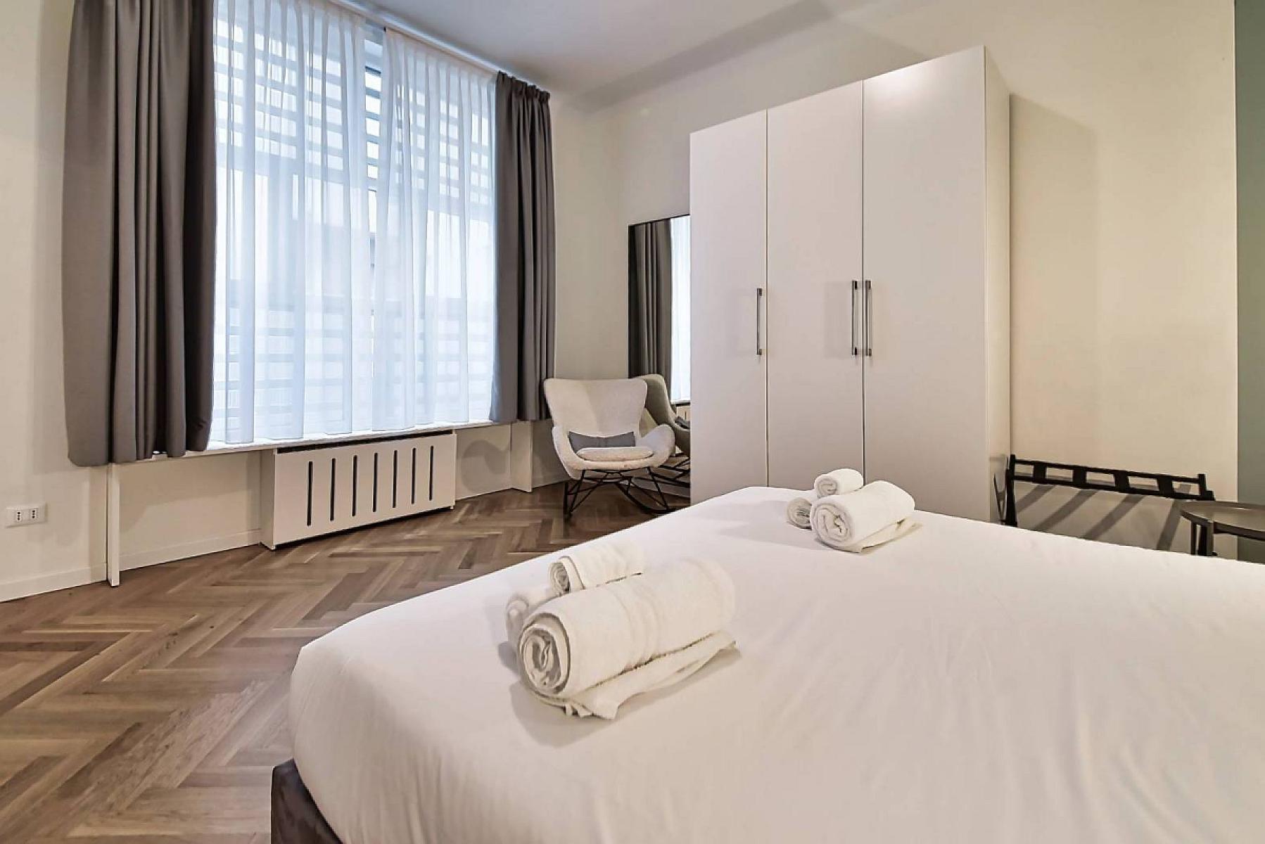 Camera da letto - Bilocale - Via Panfilo 24, Milano