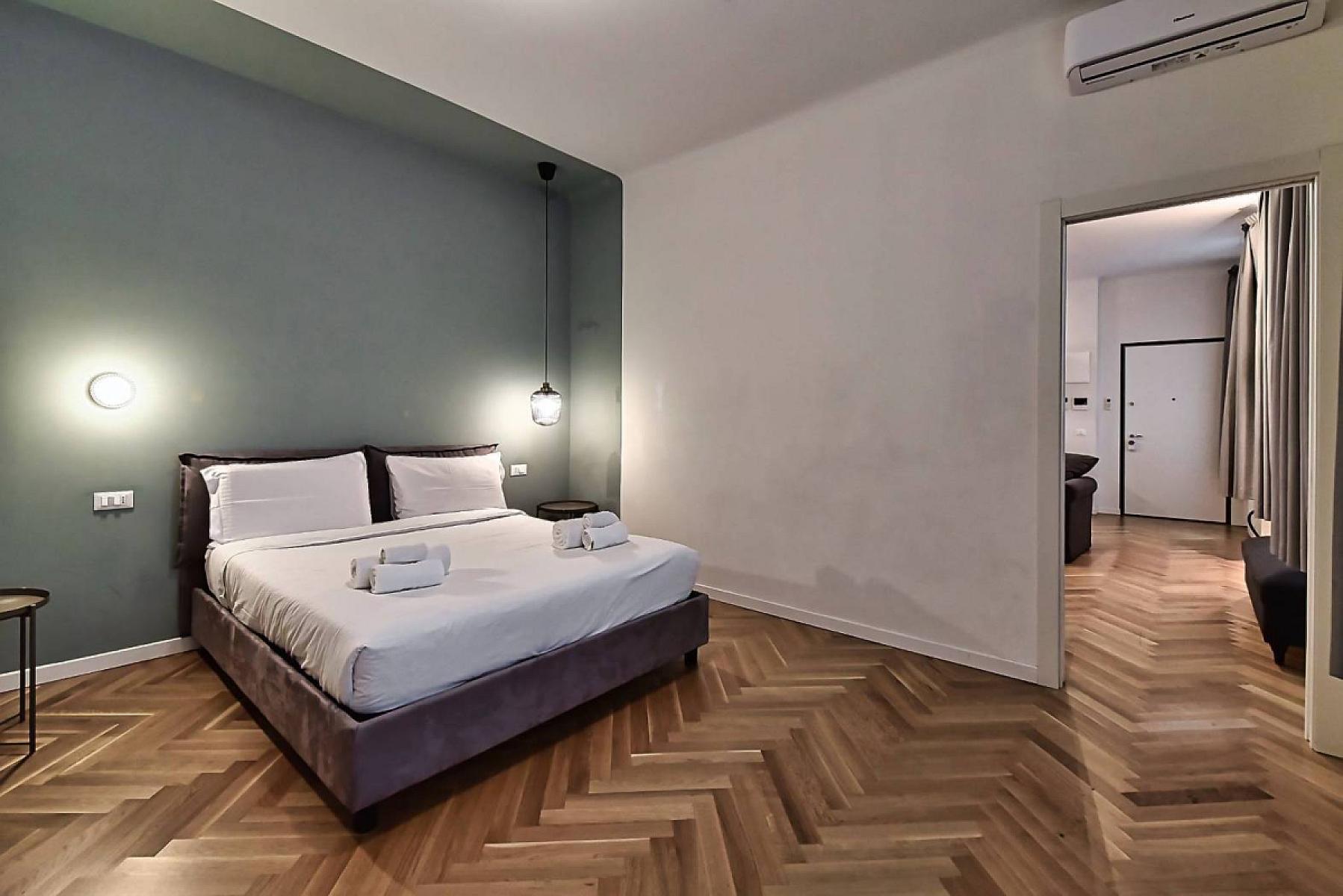 Camera da letto - Bilocale - Via Panfilo 24, Milano